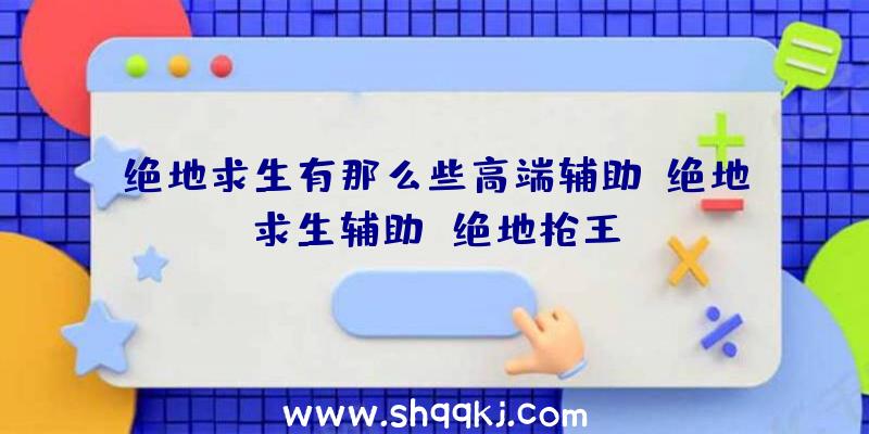 绝地求生有那么些高端辅助、绝地求生辅助